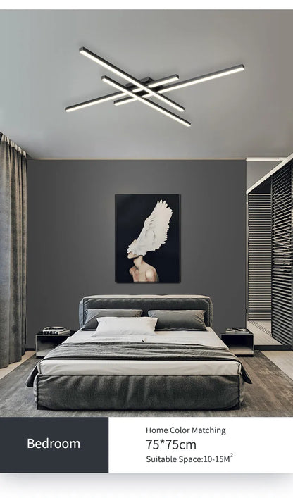 Plafoniera Moderna In Alluminio Spazzolato Per Soggiorno E Camera Da Letto Luce Diffusa Design Minimalista
