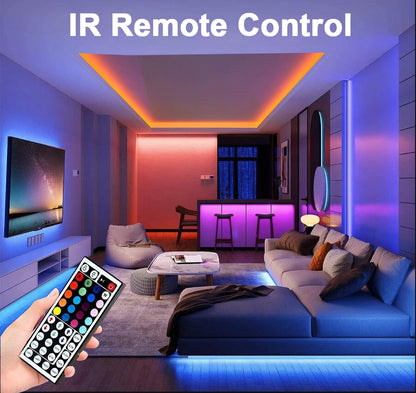 Strisce LED RGB Con Controllo App Nastro Flessibile 5m 10m 20m 30m Per Decorazione Camera Da Letto