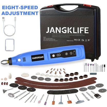Kit Utensili Rotanti Usb Per Incisione Legno Gioielli Metallo Vetro Fai Da Te Precisione
