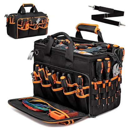 Borsa Attrezzi DGEV In Tessuto Oxford Per Elettricisti Organizzatore Professionale