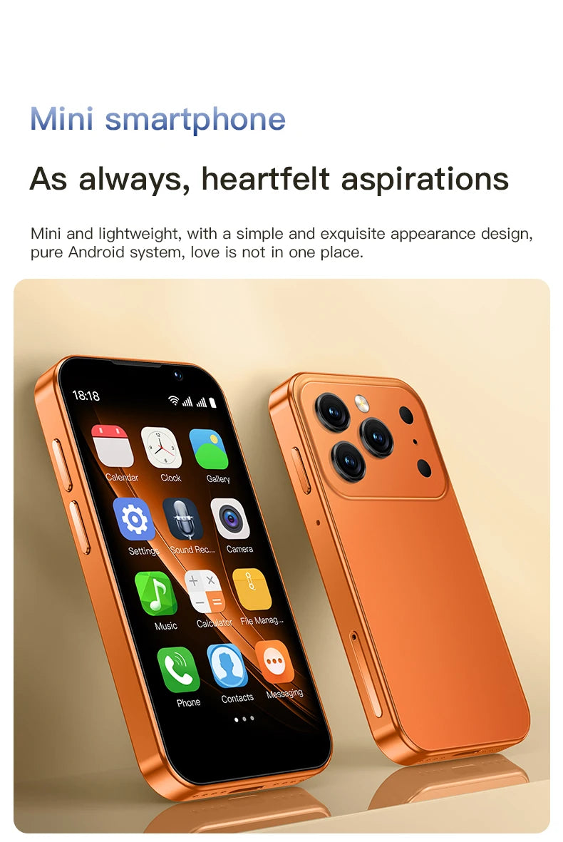 Soyes I17 Mini Smartphone 3.0 Pollici 2 Ram 16 Rom Dual Sim Doppia Fotocamera Android 9.0