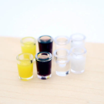 Set Alimentari In Miniatura Per Casa Delle Bambole Bevande Succo Latte Acqua Coca Cola