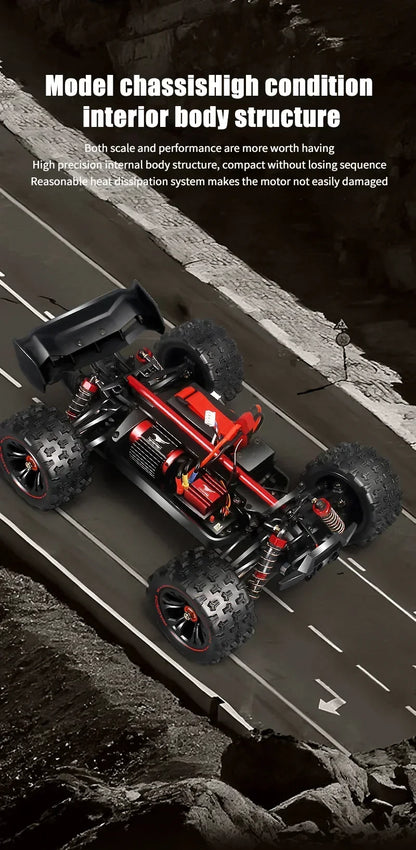 9522PRO 85KM/H Auto RC ad alta velocità Brushless a quattro ruote motrici Off-road Drift 1:16 Auto da corsa professionale 9522 50KM/H Giocattolo per ragazzi