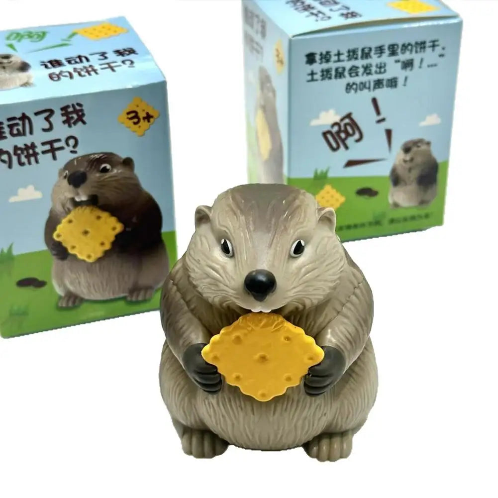 Giocattolo Marmotta Antistress Sonoro Da Scrivania, Divertente Gioco Da Ufficio E Casa
