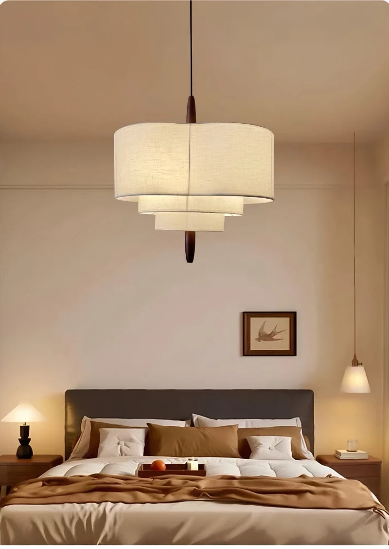 Lampada a Sospensione Medievale in Stile Nordico Romantico per Soggiorno e Studio
