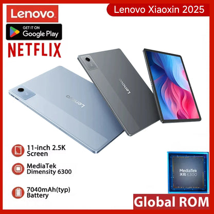 Lenovo Xiaoxin Pad 11 2025 Tablet 11 Pollici 2,5K Dimensity 6300, 128 O 256 GB, 7040 mAh, WiFi e Android Con Google Play