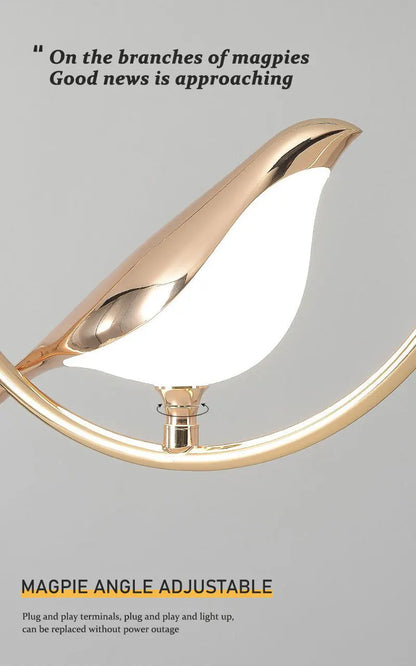 Lampada Sospensione Led Argento Dorato Interni Design Moderno Per Letto e Soggiorno Alimentazione AC 85 265 Volt
