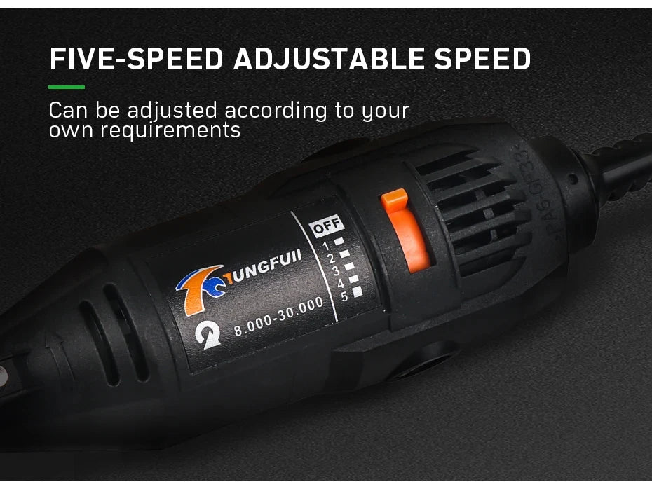 Mini Incisore Per Trapano Elettrico Compatibile Utensili Rotanti Dremel 130 W 220 V
