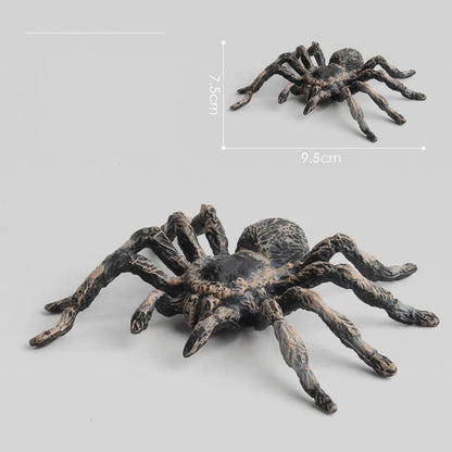 Ragno Finto 10 Cm Modello Realistico Per Scherzi Halloween Giocattolo Divertente Bambini