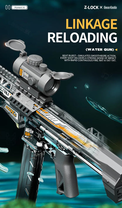 Pistola Ad Acqua Elettrica MK9 Con Luce A Induzione Giocattolo Estivo Per Bambini