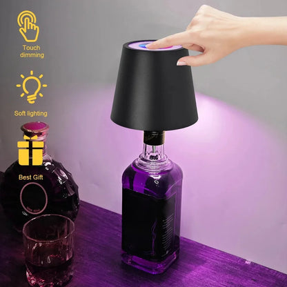 Lampada Da Tavolo Senza Fili Per Bottiglie Di Vino Led Esterno Con Controllo Touch Ideale Per Ristoranti E Bar