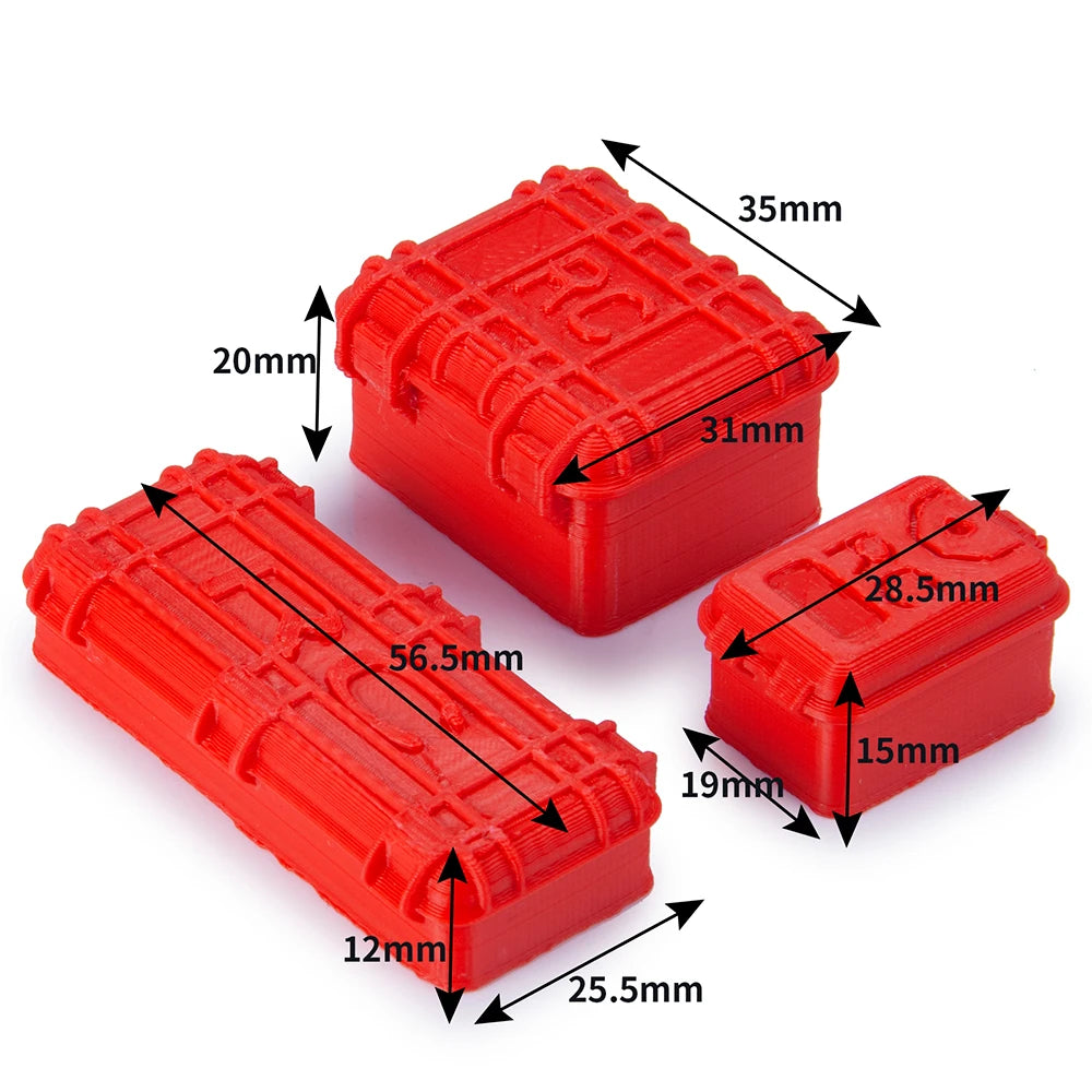 Decorazione Auto RC Mini Jack Stand Con Gancio Rimorchio E Rete Per Bagagli 1 18 E 1 24 Scale