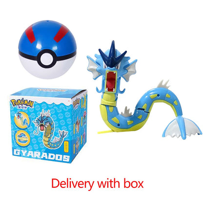 Pokemon Pokeball Figura Palla Pikachu Charizard Mewtwo Mew Eevee Gengar Lapras Blastoise Venusaur Gyarados Giocattolo Educativo Per Bambini
