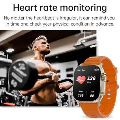 Nuovo Smartwatch da uomo 49mm Serie 8 2.3 "Schermo AMOLED Bussola NFC impermeabile per Apple Watch IWO Ultra 8 Smart Watch 2025 Android
