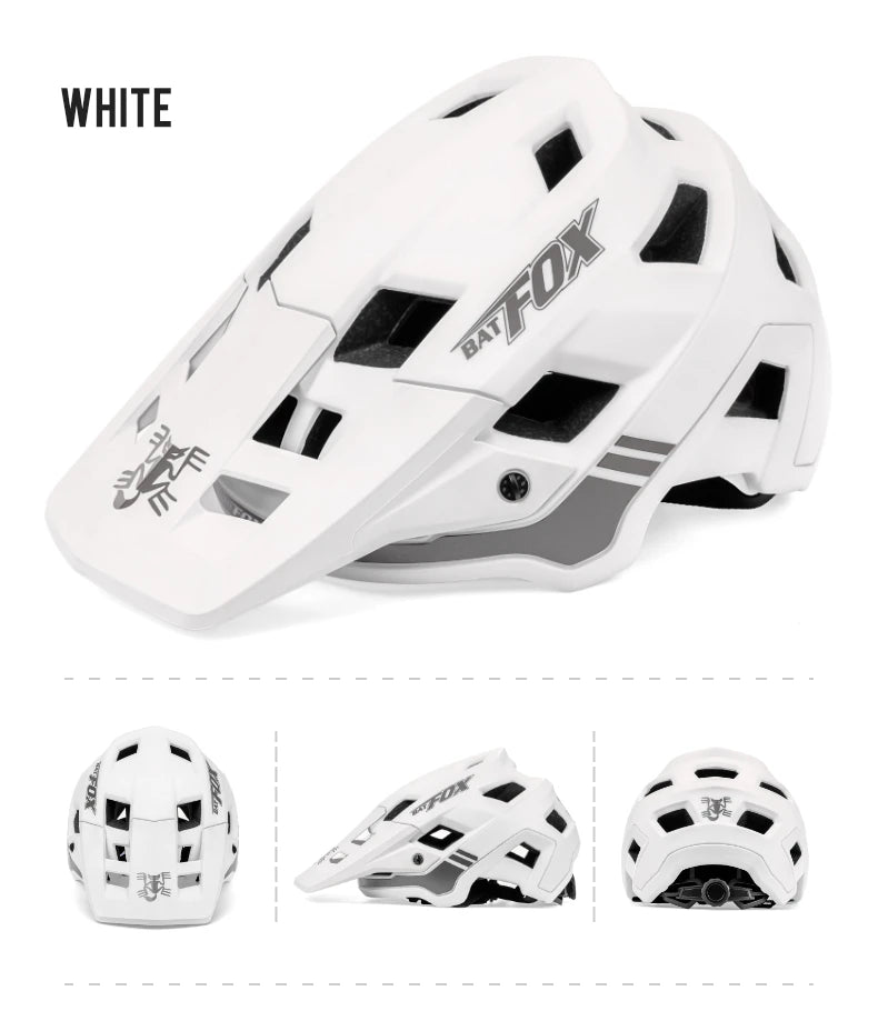 Casco Da Bicicletta Batfox Speedframe MTB Leggero Con Certificazione CE Aerodinamico E Protezione Affidabile