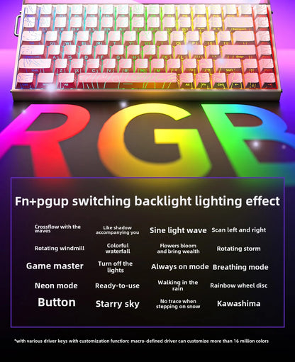 Tastiera Meccanica Da Gioco Aula Hero 84HE Con Interruttore Magnetico RGB Ergonomia