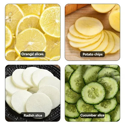 Tagliaverdure Multifunzionale In Acciaio Inossidabile Per Frutta Verdura Affettatrice E Taglio Cubico Da Cucina