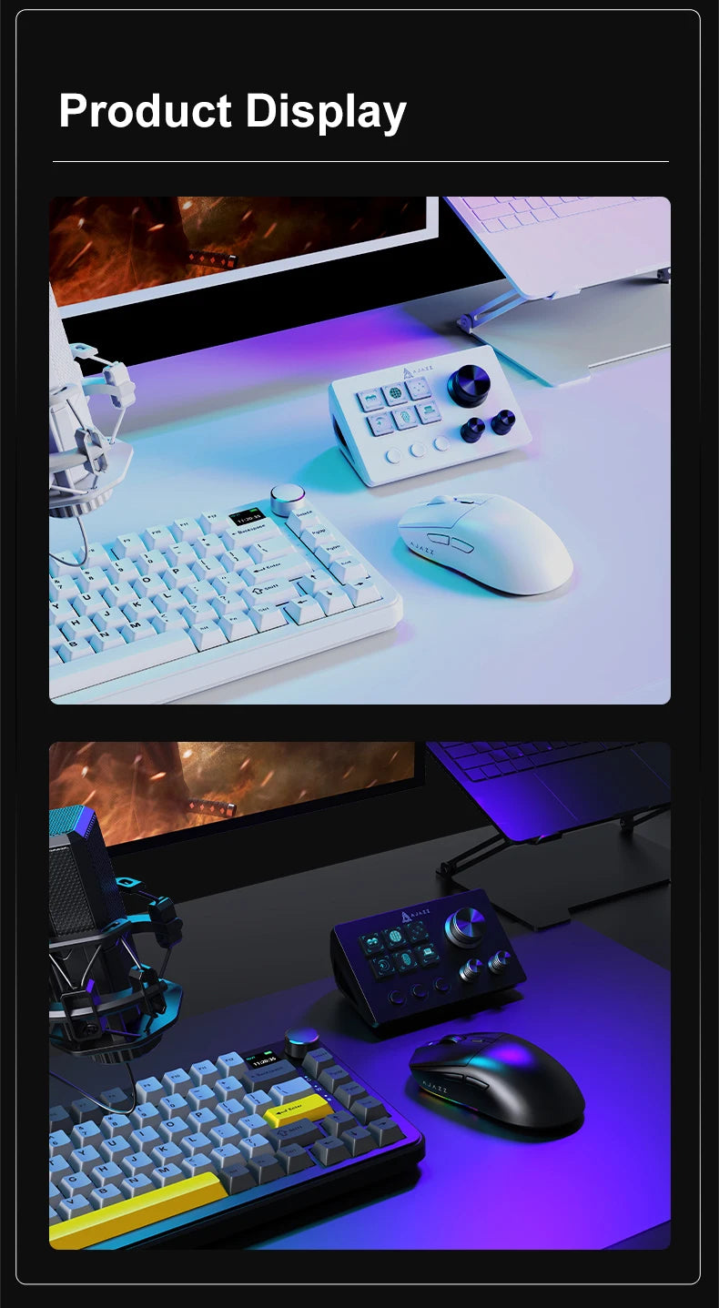 Pannello Di Controllo Desktop Programmabile Con Pulsanti Macro Personalizzabili Mini Tastiera Per Scenari Multipli