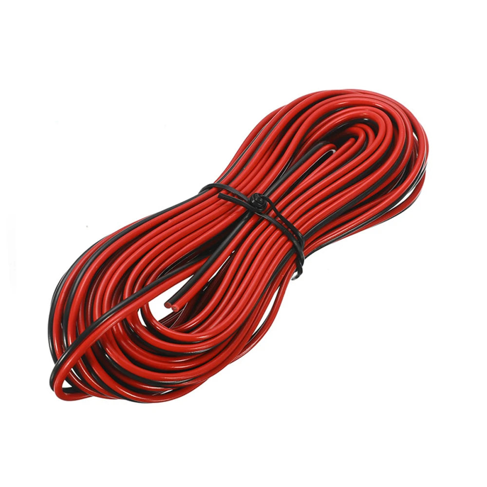 Cavo audio da 20 m di lunghezza Filo di rame Cavo per altoparlanti Cavo audio Cavo per altoparlante Cavo LED Prolunga Cavo di prolunga Cavo connettore