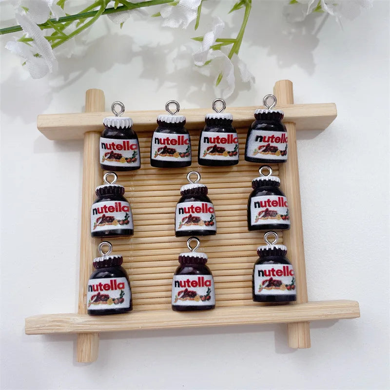 Set 10 Pendenti In Resina 3D Per Gioielli Diy Orecchini Collane Portachiavi Charm Carini