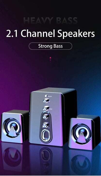 Altoparlanti per computer Sistema Home Theatre PC Subwoofer per basso Altoparlante Bluetooth Musica Soundbar surround 4D per laptop desktop Boombox