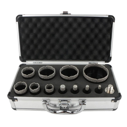 Set Seghe A Tazza M14 Punte Diamantate Per Forare A Secco Piastrelle Porcellana Marmo Granito 5 6 8 12 Pezzi
