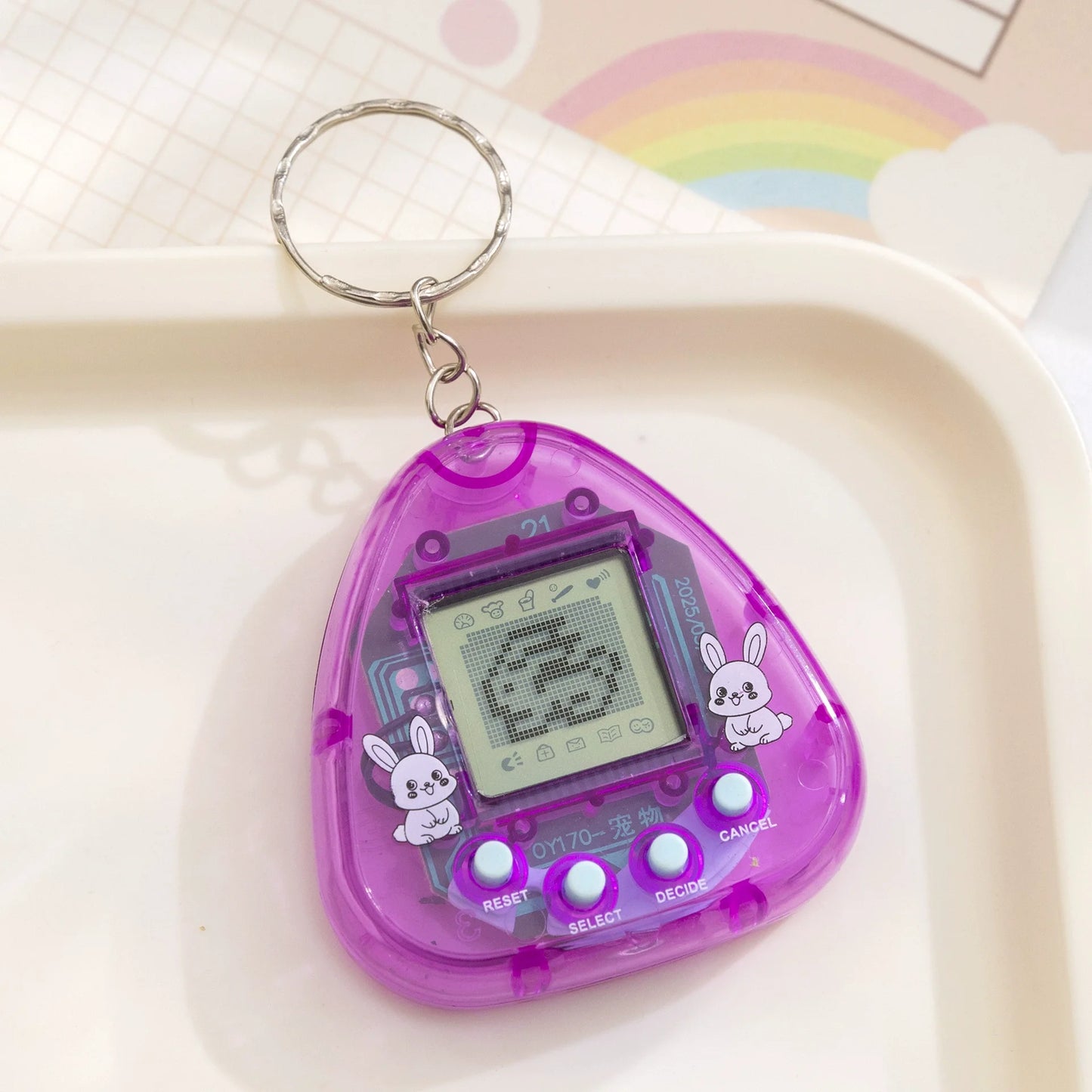 1PC Animali Elettronici Trasparenti Nostalgici 168 Animali Domestici In Uno Virtuale Cyber Digitale Nostalgico Giocattoli Divertenti Pixel Gioco Divertente