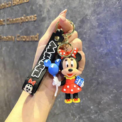 Portachiavi Anime di Halloween con Mickey, Portachiavi Cartoon Carino di Minnie, Ciondolo per Borsa Studenti, Portachiavi di Topolino, Regali di Natale