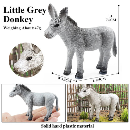 Oenux Modello Fattoria Fauna Selvatica Figurine Animali Per Bambini Regalo Educativo Interattivo
