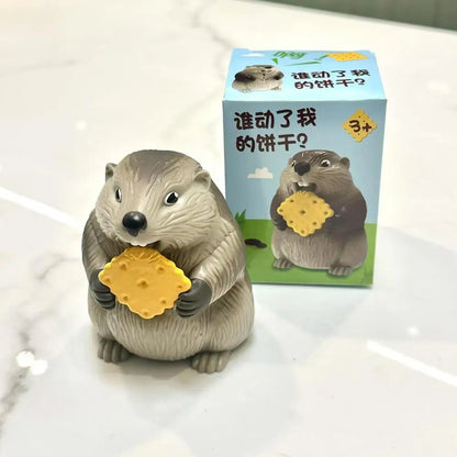 Giocattolo Marmotta Antistress Sonoro Da Scrivania, Divertente Gioco Da Ufficio E Casa