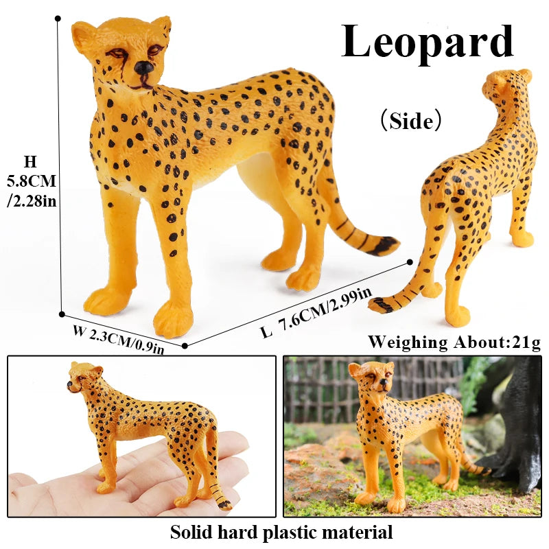 Oenux Modello Fattoria Fauna Selvatica Figurine Animali Per Bambini Regalo Educativo Interattivo