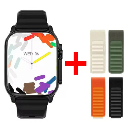 Nuovo Smartwatch 2026 Watch 10 Ultra 49mm con NFC, GPS, Chiamate Bluetooth, Musica BT, Giochi e Ricarica Wireless per Uomo e Donna