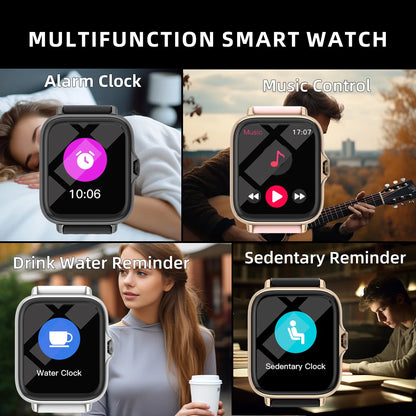 Orologio Smartwatch Impermeabile 1,83 Pollici con Risposta Chiamata Monitoraggio Sonno e Contapassi IPhone e Android
