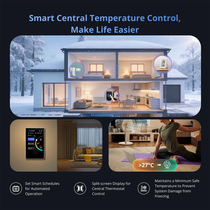NSPanel Pro 120 Pannello Controllo Smart Home Monitoraggio Consumo Energetico Modulo Zigbee