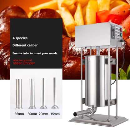 Riempitrice Per Salsicce Elettrica E Manuale In Acciaio Inox 304 Per Uso Domestico E Commerciale