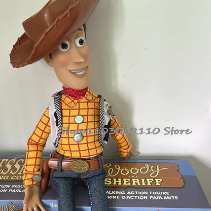 Toy Story 4 Talking Woody Jessie Action Figure Sing Soft Cute Anime Figure Decorazione Compleanno Modello Regalo Giocattoli