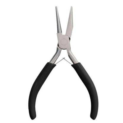 Set di pinze per filo da 1,5/2,25/3 mm per avvolgimento del filo, riparazione di flessioni, strumento per la creazione di gioielli, pinze a becchi tondi per avvolgimento di anelli metallici