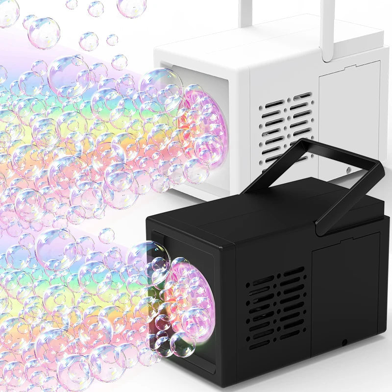 Macchina Per Bolle Elettrica Portatile Con Soffiaggio Automatico A 10 Fori Per Feste All Aperto Senza Batteria