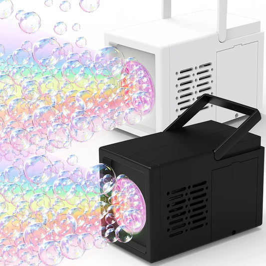 Macchina Per Bolle Elettrica Portatile Con Soffiaggio Automatico A 10 Fori Per Feste All Aperto Senza Batteria