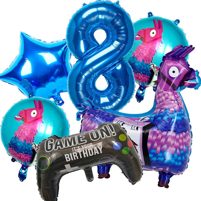 Decorazioni Festa Bambini Tema Alpaca Lama Cartoon Piatti e Tovaglie Set Per Feste