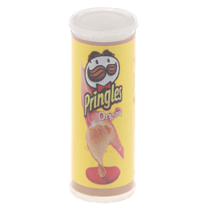 Set Tre Pezzi Patatine In Bottiglia Miniatura Scala Uno Dodici Per Casa Delle Bambole Cibo Giocattolo