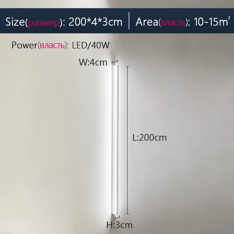 Lampada Da Parete Impermeabile Esterni Led Luce Giardino Recinzione Balcone Cancello Design Moderno