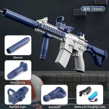 Pistola Ad Acqua Elettrica Automatica Modello M416 Per Giochi Esterni Spiaggia Estivo