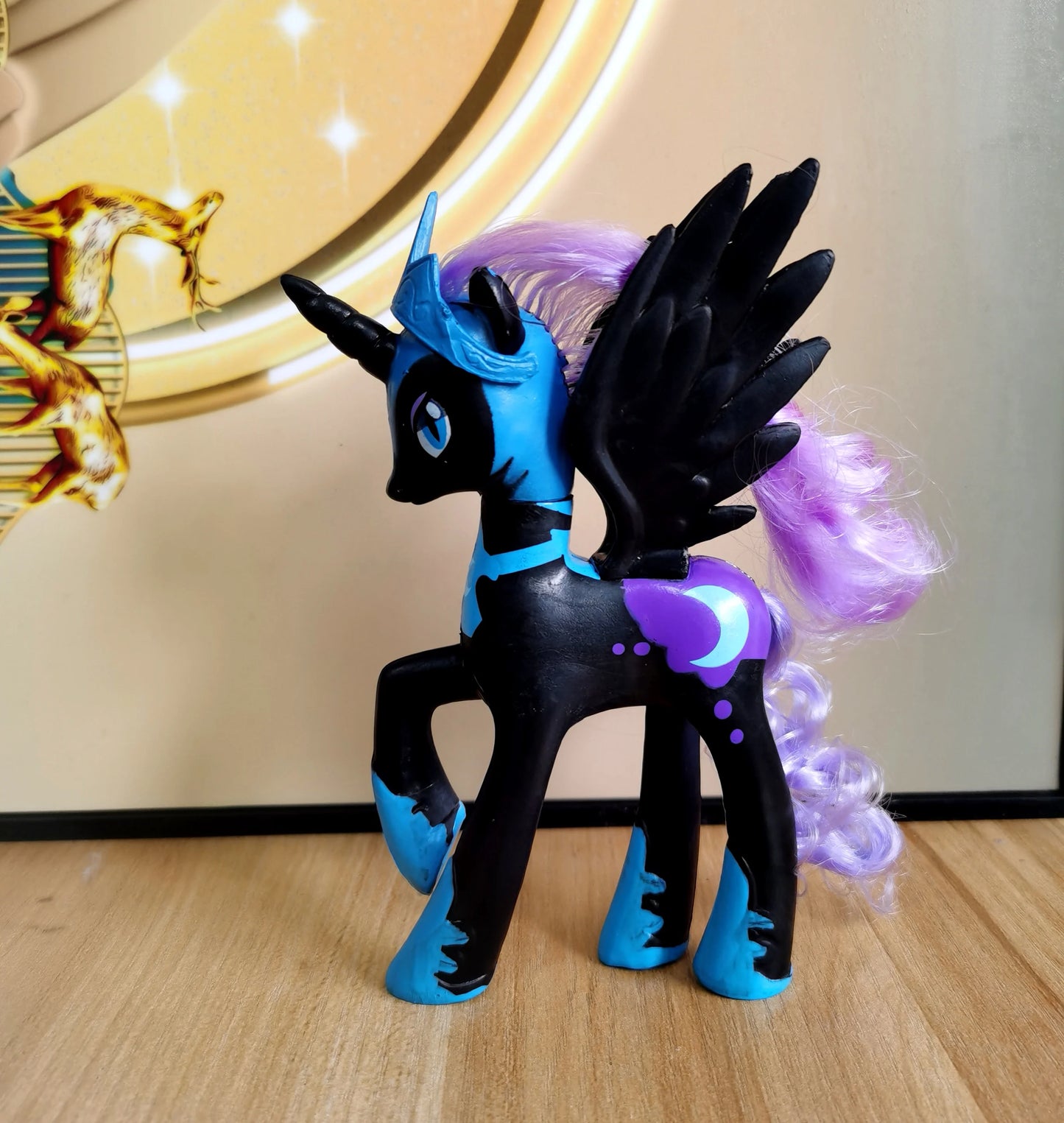 Set di giocattoli My Little Pony Fluttershy Rainbow Dash Twilight Sparkle Princess Cadence Luna Regalo a mano