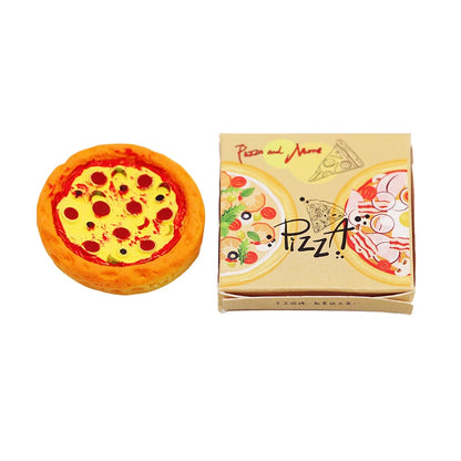 1Set 1:12 Casa delle bambole in miniatura Pizza con scatola di imballaggio Modello da cucina Accessori alimentari per la decorazione della casa delle bambole Giochi di imitazione Giocattoli regalo