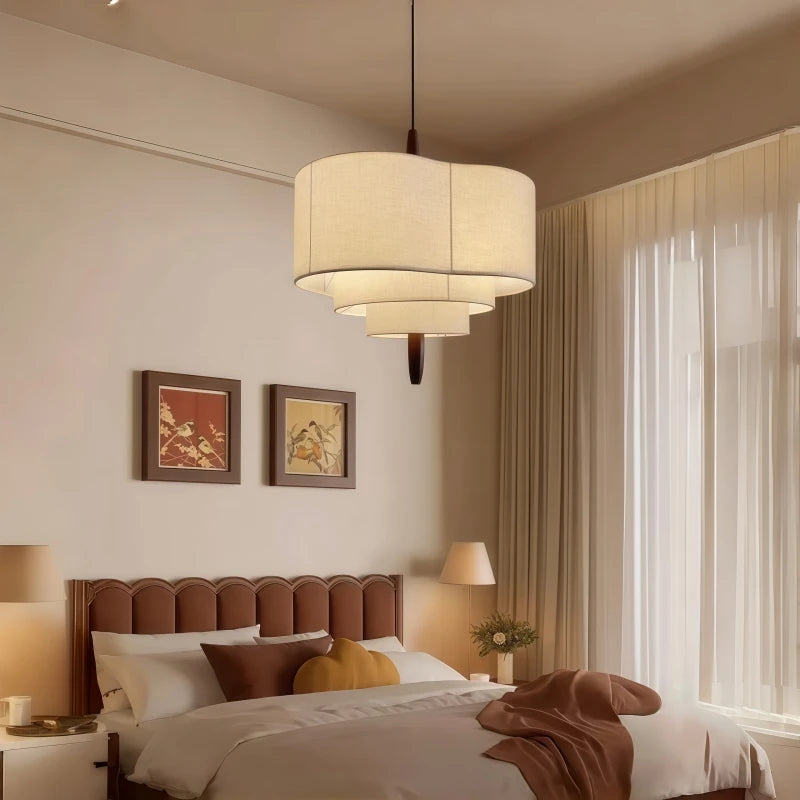 Lampada a Sospensione Medievale in Stile Nordico Romantico per Soggiorno e Studio