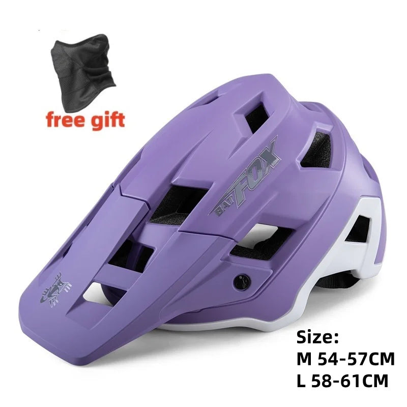 Casco Da Bicicletta Batfox Speedframe MTB Leggero Con Certificazione CE Aerodinamico E Protezione Affidabile