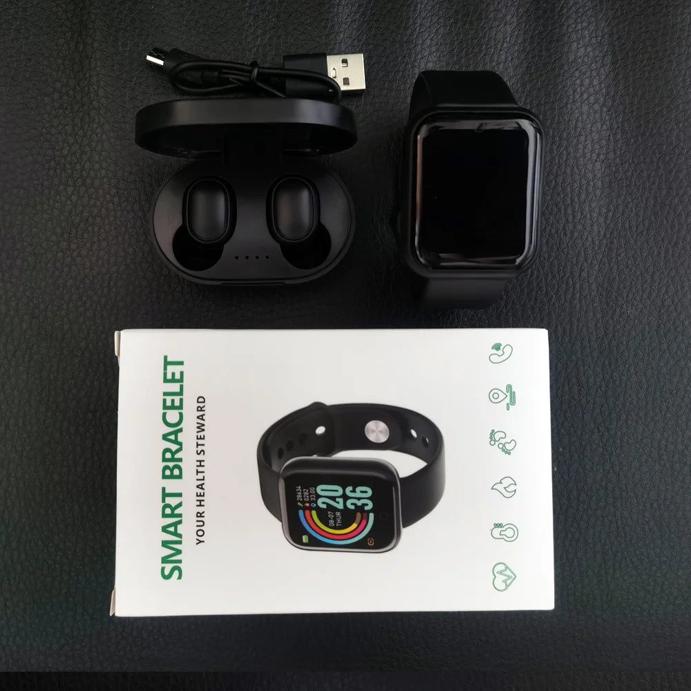 Smart Watch D20 Sport Fitness Bracciale sportivo Monitor del sonno Orologi digitali Smartwatch per uomo Donna Orologio da polso Y68 A6s Regalo