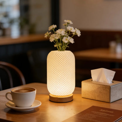 Lampada Da Scrivania Moderna 3D Stampata Con Luce Notturna Dimmerabile USB Per Camera Da Letto e Soggiorno