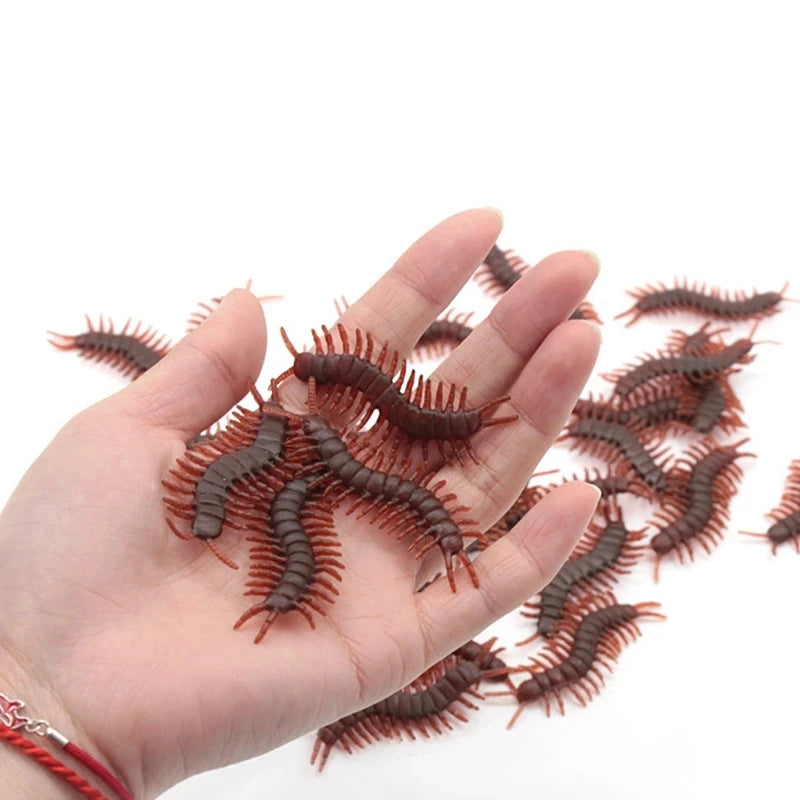 5-50 pezzi gadget di Halloween scarafaggi in plastica scherzo decorazione puntelli giocattolo di gomma bavaglio scherzi pratici giocattoli insetti di plastica scarafaggio